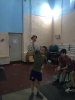 В спортивном зале проходят ежедневные тренировки с казачатами села